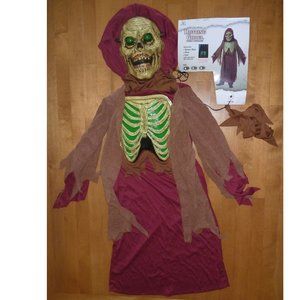 ROTTING GHOUL ghost Zombie Costume S M L Lights